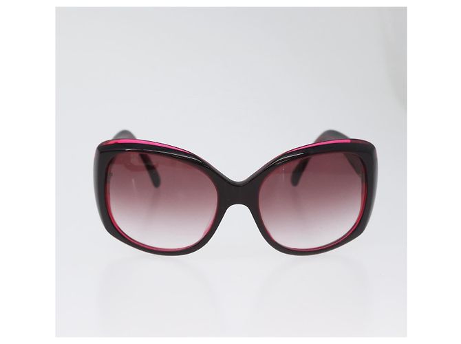 Gafas de sol CHANEL COCO Mark de plástico Rojo 5183-A CC Auth BA11304 Roja - vista 13