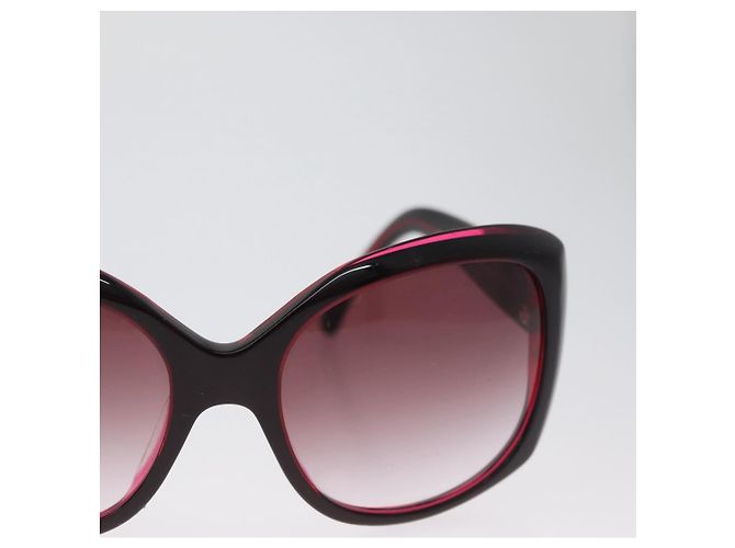 Gafas de sol CHANEL COCO Mark de plástico Rojo 5183-A CC Auth BA11304 Roja - vista 4