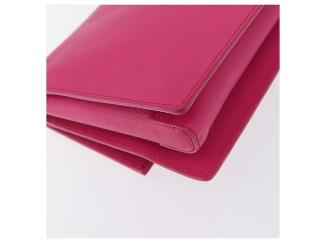 Borsa a Spalla Vala Chain in Pelle Rosa Oro Auth 172403 di Salvatore Ferragamo D'oro - vista 15