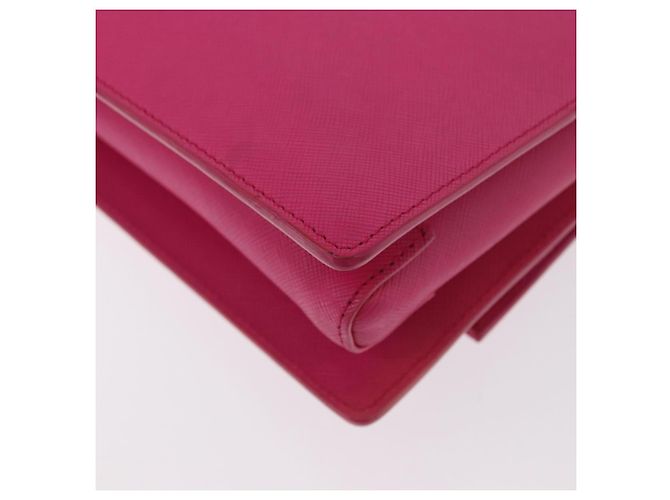 Borsa a Spalla Vala Chain in Pelle Rosa Oro Auth 172403 di Salvatore Ferragamo D'oro - vista 16