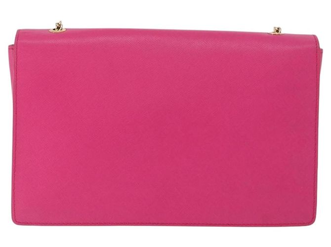 Borsa a Spalla Vala Chain in Pelle Rosa Oro Auth 172403 di Salvatore Ferragamo D'oro - vista 2