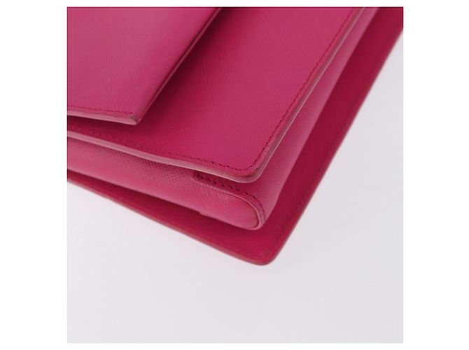 Borsa a Spalla Vala Chain in Pelle Rosa Oro Auth 172403 di Salvatore Ferragamo D'oro - vista 9