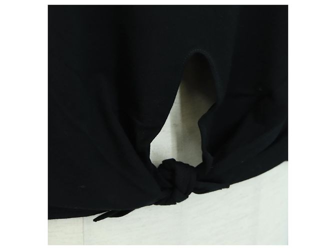 Dolce & Gabbana DOLCE&GABBANA D&G x Jujutsu Kaisen Camiseta Cortada de Algodón Negra Auth 167071SM Negro - vista 11