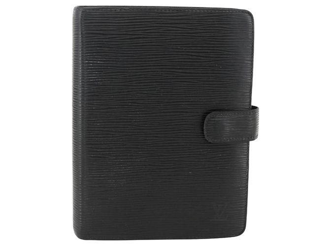 COPERTINA AGENDA MM LOUIS VUITTON Epi Nera R20042 LV Auth BA11325 - vista 13