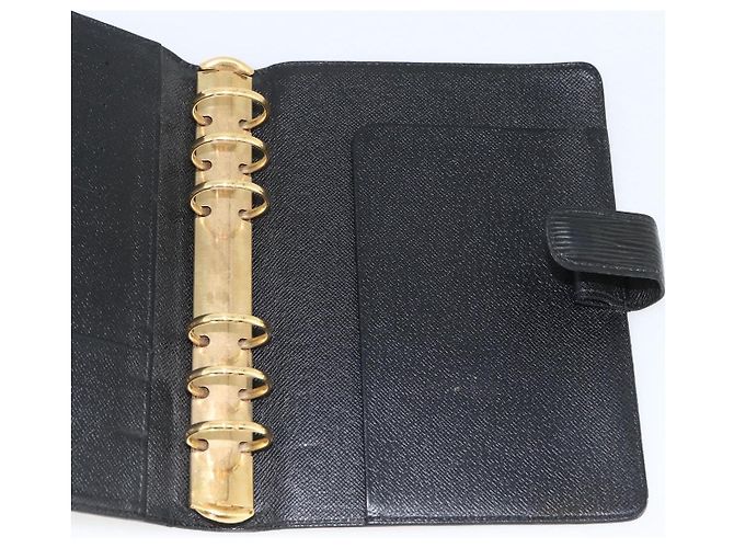 COPERTINA AGENDA MM LOUIS VUITTON Epi Nera R20042 LV Auth BA11325 - vista 19