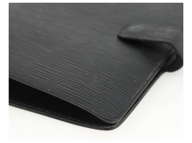COPERTINA AGENDA MM LOUIS VUITTON Epi Nera R20042 LV Auth BA11325 - vista 7