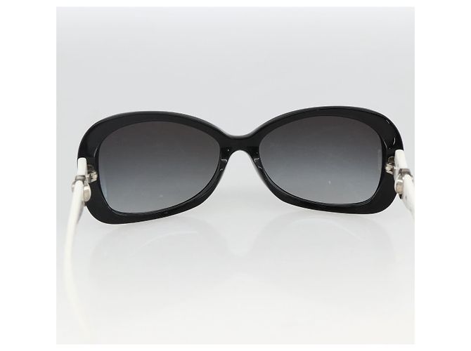 Gafas de sol GUCCI de plástico Negro Blanco Auth bs33727 - vista 10