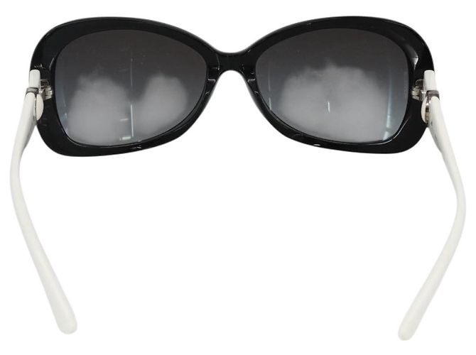 Gafas de sol GUCCI de plástico Negro Blanco Auth bs33727 - vista 3
