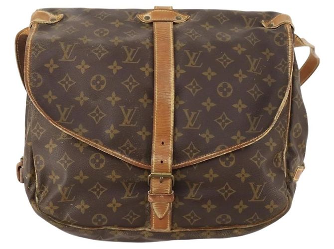 LOUIS VUITTON Bolso de Hombro Monogram Saumur 35 M42254 LV Auth 172676 Monograma - vista 13