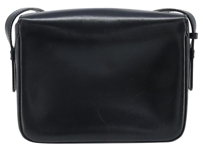 Céline Borsa a Spalla Gancini in Pelle Nera e Oro Auth ep13660 Nero D'oro - vista 2