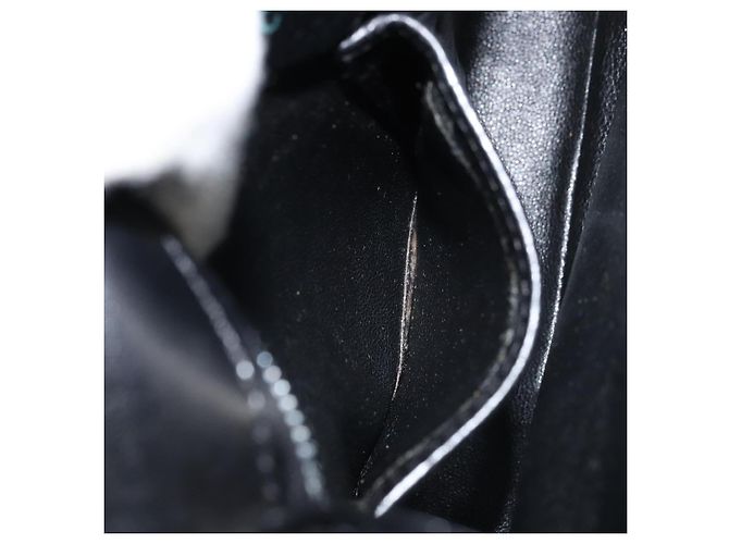 Céline Borsa a Spalla Gancini in Pelle Nera e Oro Auth ep13660 Nero D'oro - vista 24