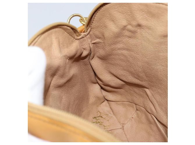 Gucci Borsa a Spalla Micro GG Supreme PVC Beige Oro 007 49 0819 Auth 173835 D'oro - vista 19
