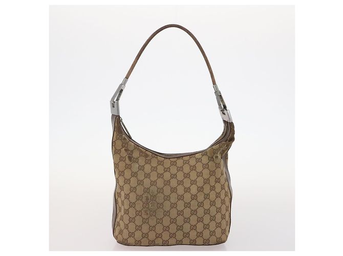 GUCCI GG Supreme GG Canvas Handtasche PVC Canvas 2 Set Navy Beige Auth fm5165 Marineblau - Ansicht 2