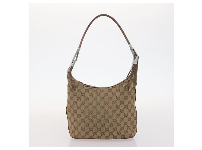 GUCCI GG Supreme GG Canvas Handtasche PVC Canvas 2 Set Navy Beige Auth fm5165 Marineblau - Ansicht 3