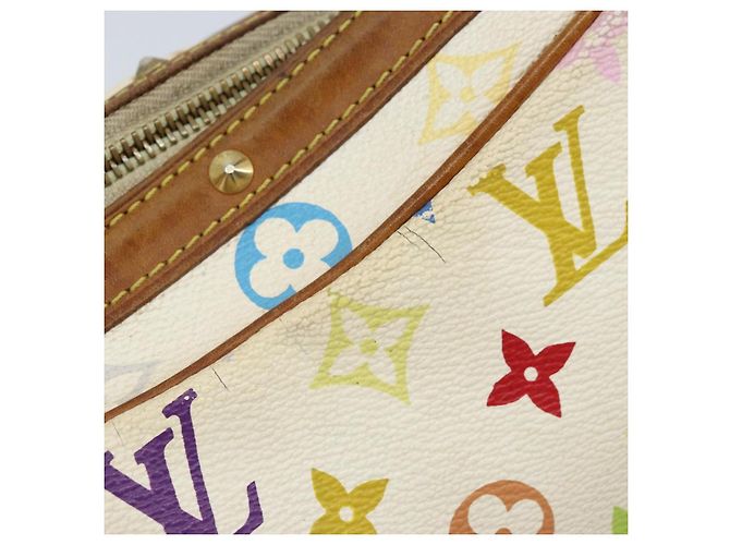 LOUIS VUITTON Monogramm Multicolor Boulogne Tasche Weiß M92660 LV Auth BA10879 - Ansicht 10