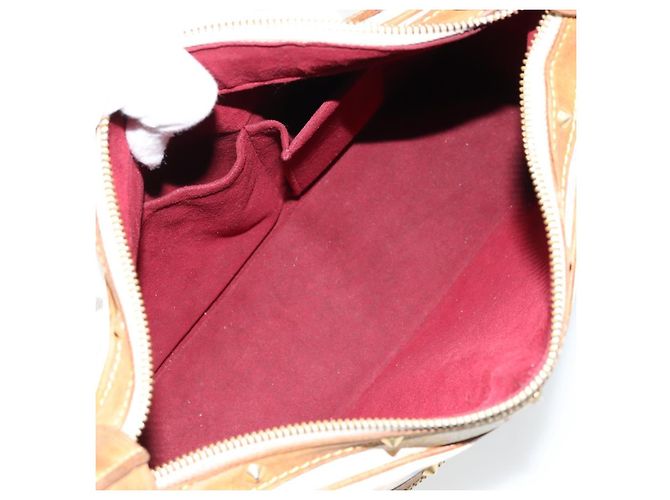 LOUIS VUITTON Monogramm Multicolor Boulogne Tasche Weiß M92660 LV Auth BA10879 - Ansicht 11