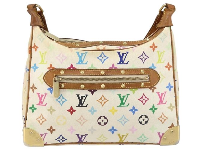 LOUIS VUITTON Monogramm Multicolor Boulogne Tasche Weiß M92660 LV Auth BA10879 - Ansicht 13