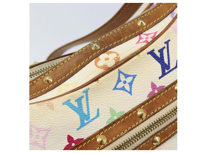 LOUIS VUITTON Monogramm Multicolor Boulogne Tasche Weiß M92660 LV Auth BA10879 - Ansicht 17