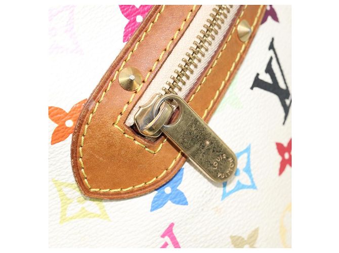 LOUIS VUITTON Monogramm Multicolor Boulogne Tasche Weiß M92660 LV Auth BA10879 - Ansicht 22