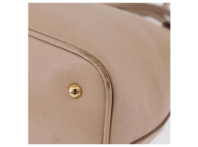 Borsa a mano Miu Miu in pelle 2 in 1 rosa oro Auth ka2936 D'oro - vista 20