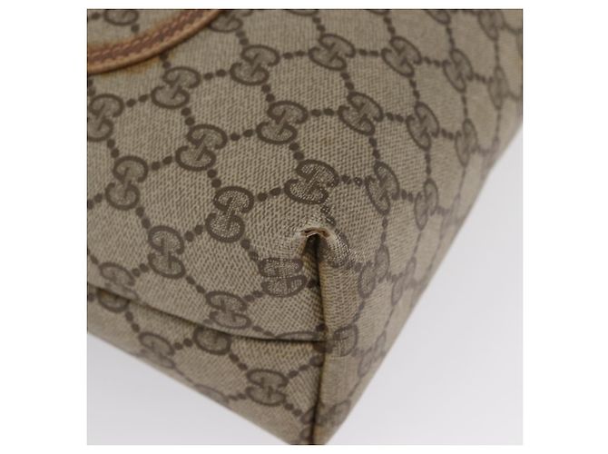 Borsa tote in PVC beige GG Supreme Web Sherry Line di GUCCI 89 02 003 Auth BA10945 - vista 11