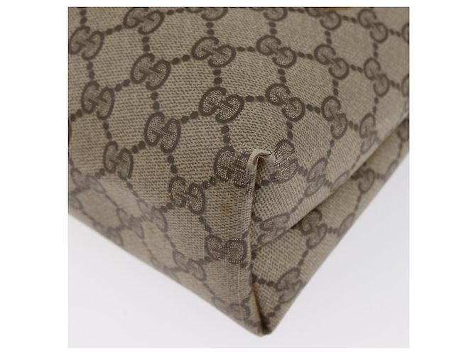 Borsa tote in PVC beige GG Supreme Web Sherry Line di GUCCI 89 02 003 Auth BA10945 - vista 12