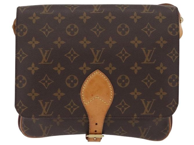 LOUIS VUITTON Borsa a Spalla Monogram Cartouchiere GM M51252 LV Auth fm5193 Monogramma - vista 13