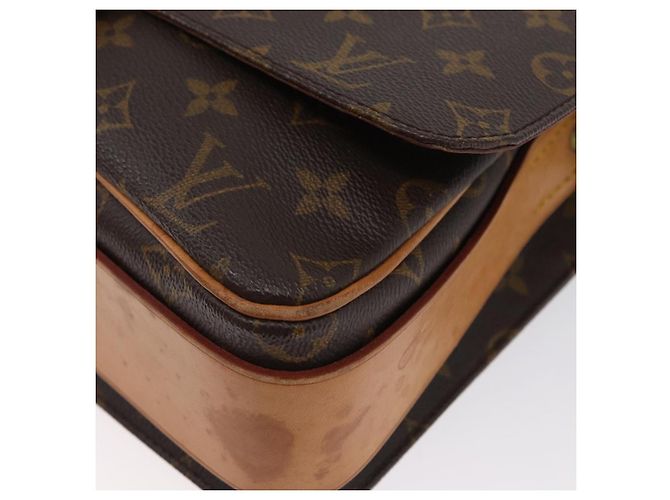 LOUIS VUITTON Borsa a Spalla Monogram Cartouchiere GM M51252 LV Auth fm5193 Monogramma - vista 15