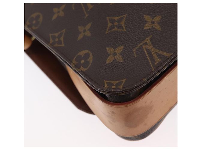 LOUIS VUITTON Borsa a Spalla Monogram Cartouchiere GM M51252 LV Auth fm5193 Monogramma - vista 16
