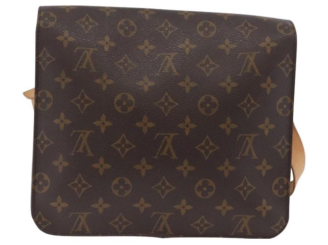 LOUIS VUITTON Borsa a Spalla Monogram Cartouchiere GM M51252 LV Auth fm5193 Monogramma - vista 2