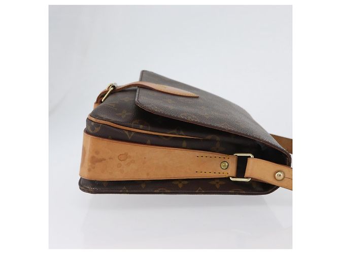 LOUIS VUITTON Borsa a Spalla Monogram Cartouchiere GM M51252 LV Auth fm5193 Monogramma - vista 3