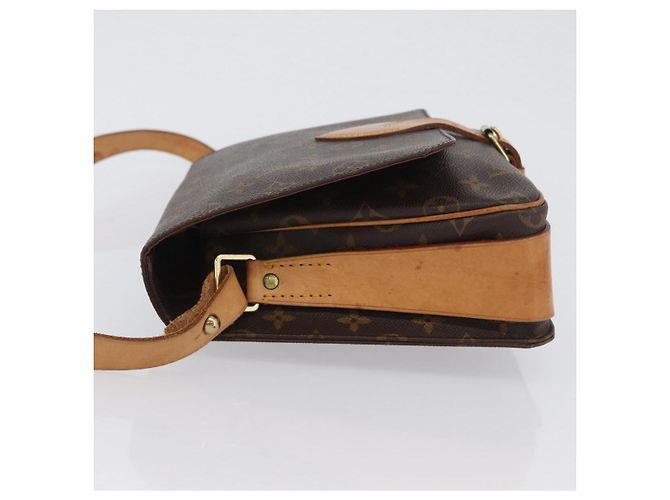 LOUIS VUITTON Borsa a Spalla Monogram Cartouchiere GM M51252 LV Auth fm5193 Monogramma - vista 4