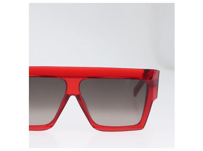 Céline Gafas de sol CELINE de plástico Rojo Auth BA11298 Roja - vista 4
