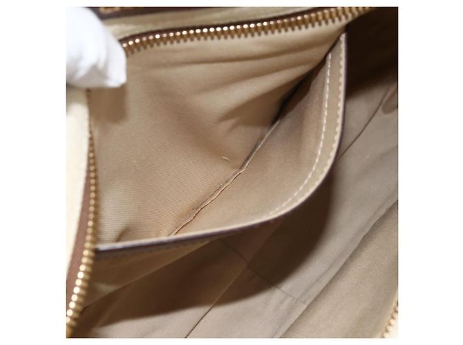 Chloé Borsa a mano in pelle Chloe Margaret 2 in 1 marrone oro Auth BA11217 D'oro - vista 22