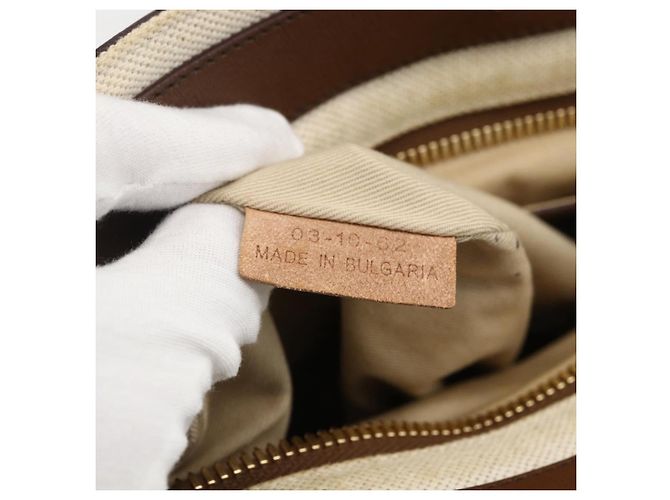 Chloé Borsa a mano in pelle Chloe Margaret 2 in 1 marrone oro Auth BA11217 D'oro - vista 24