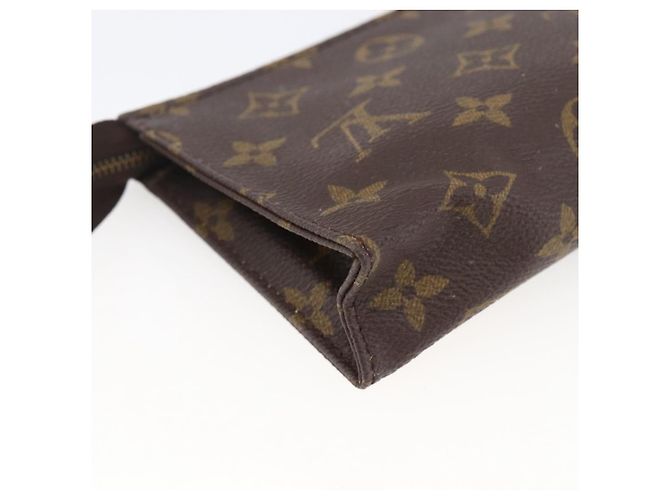 LOUIS VUITTON Poche Toilette Monogram 15 M47546 LV Auth hk3573 Monogramma - vista 16