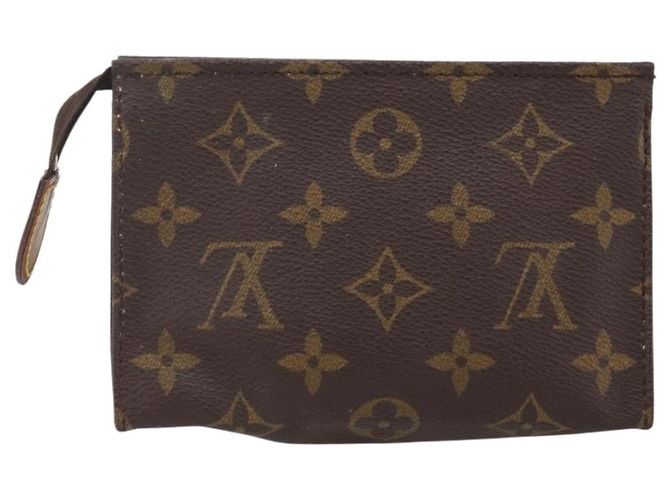 LOUIS VUITTON Poche Toilette Monogram 15 M47546 LV Auth hk3573 Monogramma - vista 2
