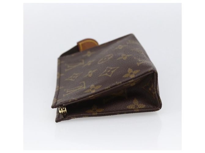 LOUIS VUITTON Poche Toilette Monogram 15 M47546 LV Auth hk3573 Monogramma - vista 3