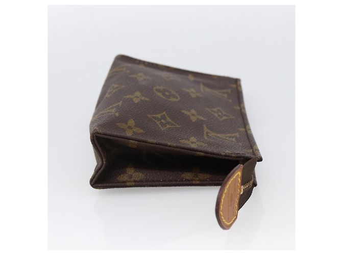 LOUIS VUITTON Poche Toilette Monogram 15 M47546 LV Auth hk3573 Monogramma - vista 4