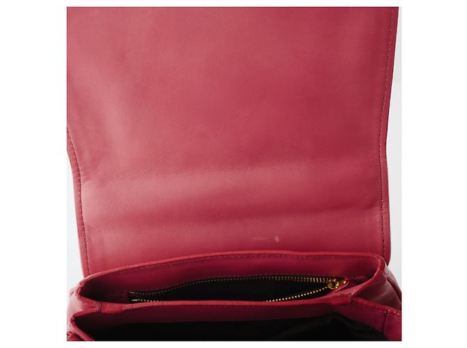 Borsa a Spalla Miu Miu Rosso Ciliegia - vista 8