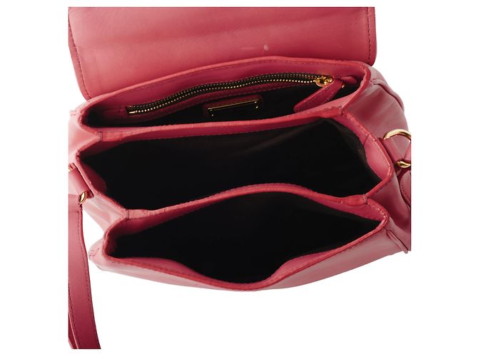 Borsa a Spalla Miu Miu Rosso Ciliegia - vista 9