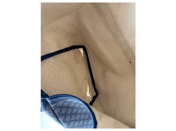 Céline Vintage Celine Paris Triomphe Monogram Reisetasche Grau Marine Schwarz - Ansicht 5