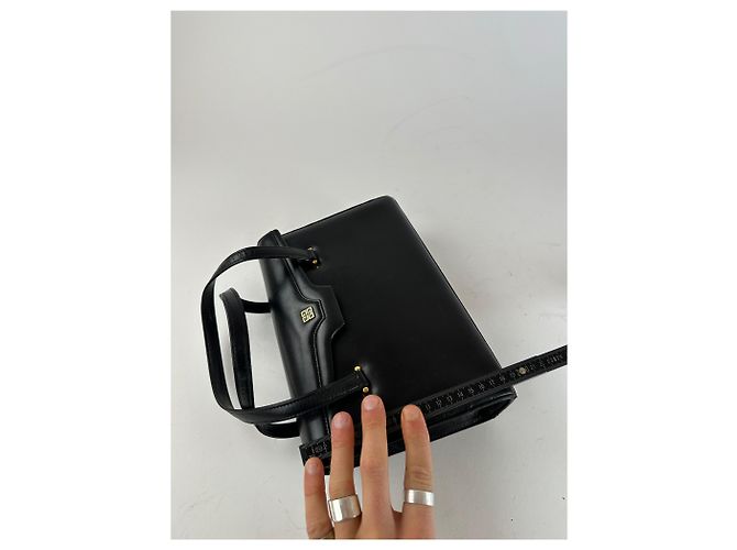 Bolso de cuero vintage Givenchy negro - vista 10