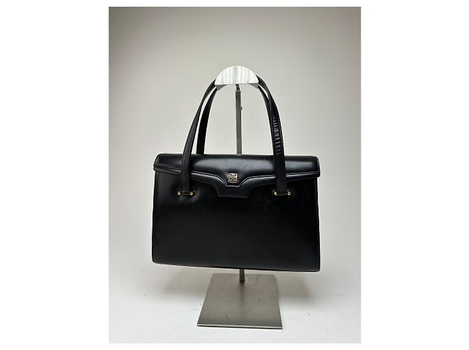 Bolso de cuero vintage Givenchy negro - vista 12