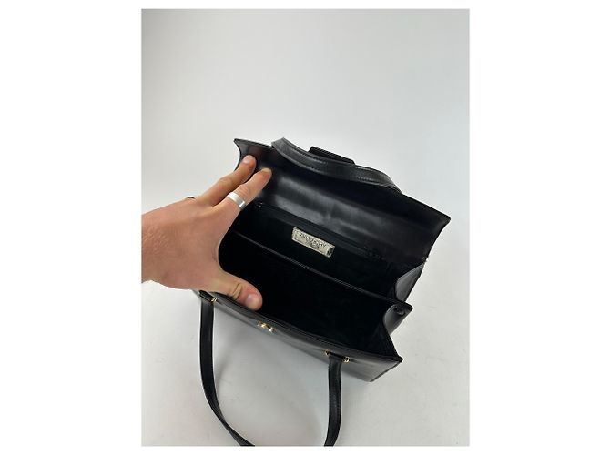 Bolso de cuero vintage Givenchy negro - vista 3