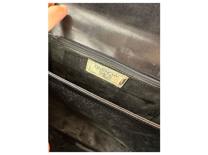 Bolso de cuero vintage Givenchy negro - vista 4