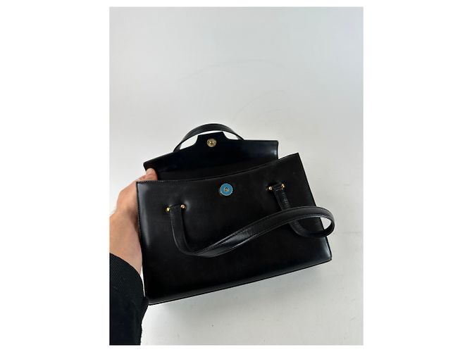 Bolso de cuero vintage Givenchy negro - vista 5