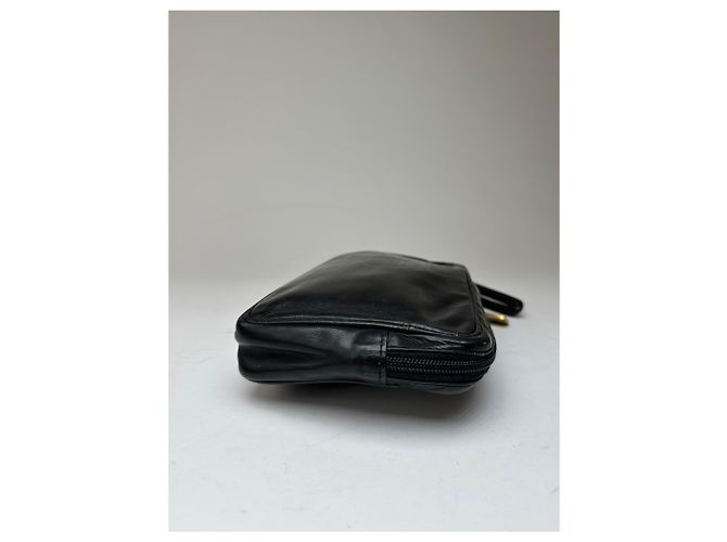 Clutch in pelle vintage Loewe Madrid nera Nero - vista 7