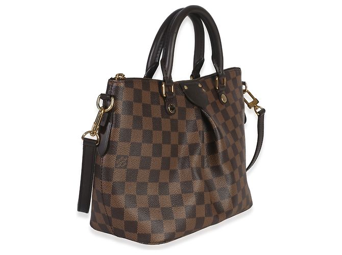 Louis Vuitton Damier Ebene Tela Siena PM Marrone - vista 4