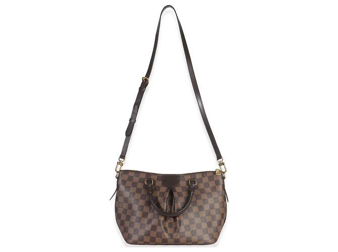 Louis Vuitton Damier Ebene Tela Siena PM Marrone - vista 5